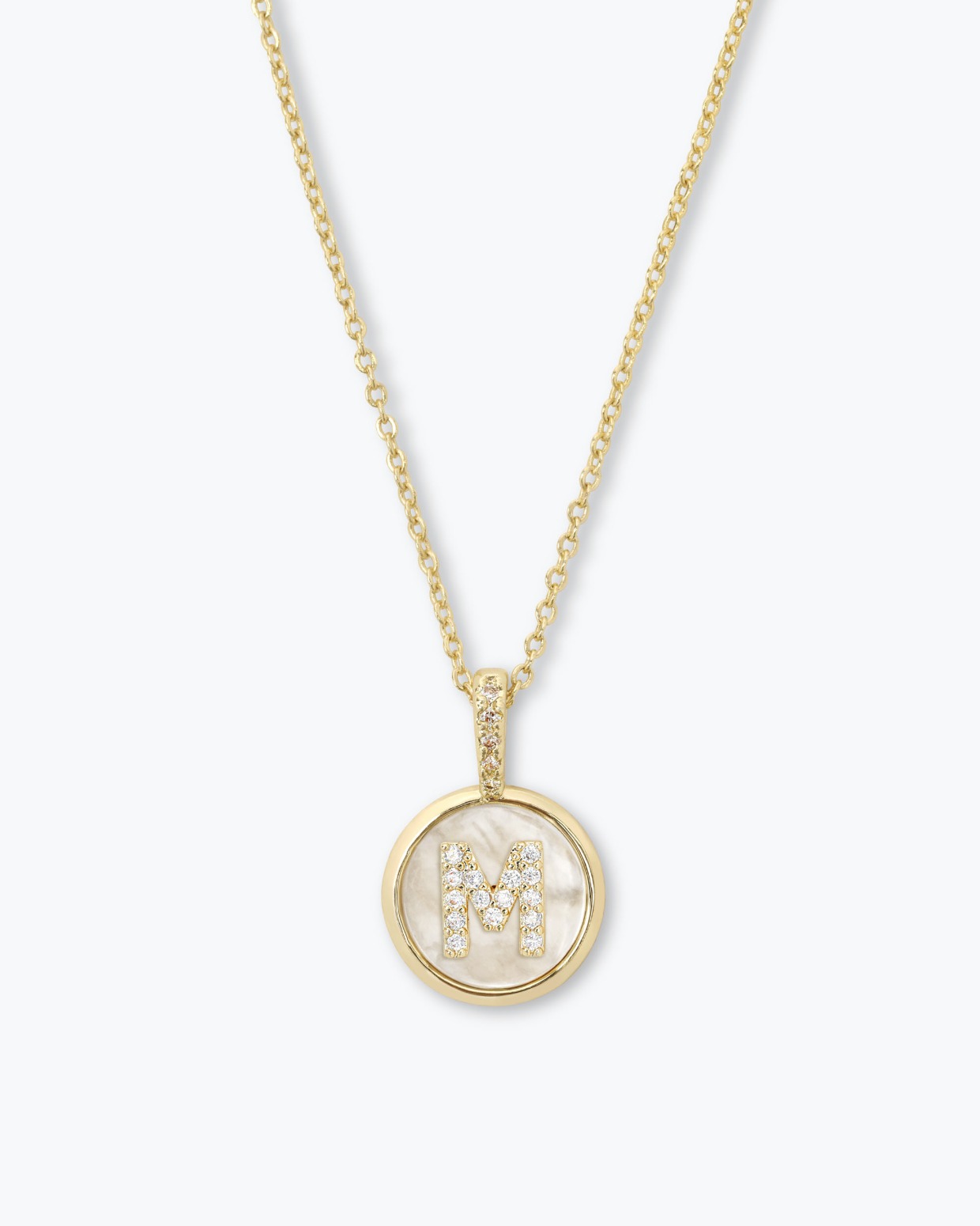 Baby Love Letters Medallion Necklace_ N6354_G_WTCZ_P_V1