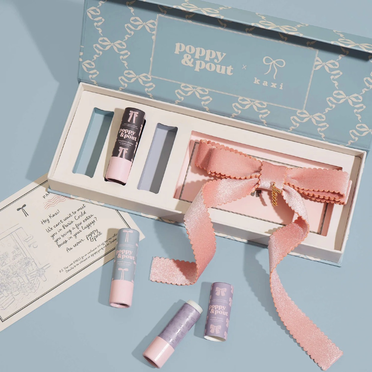 Bow Chapstick Gift Set