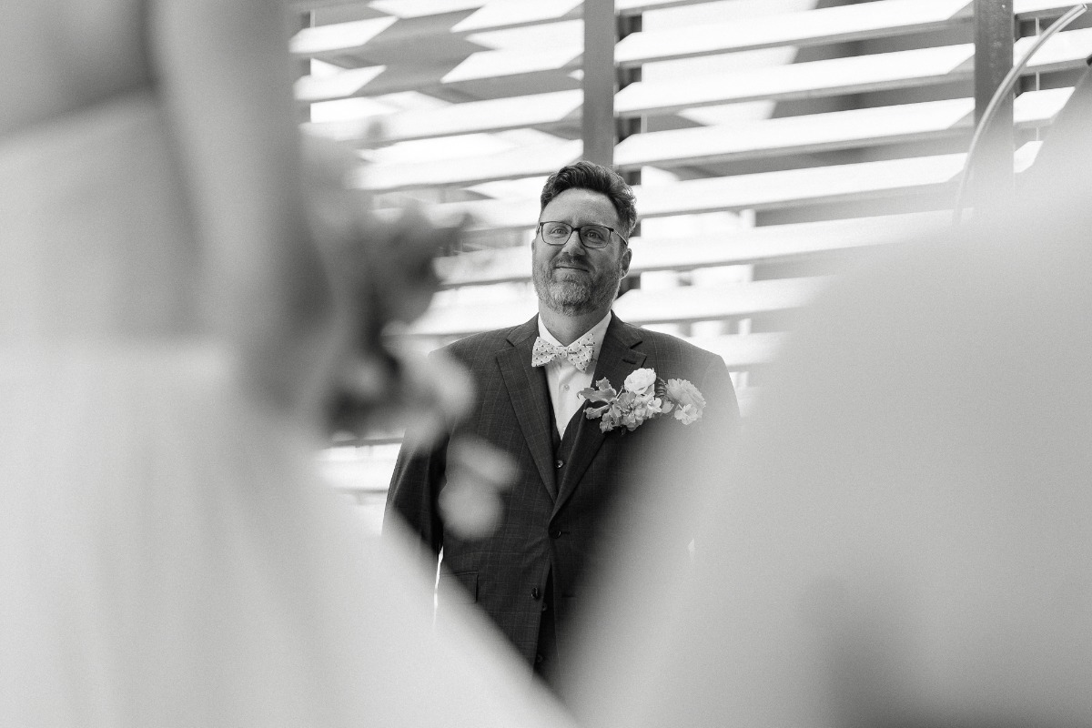 city rooftop wedding