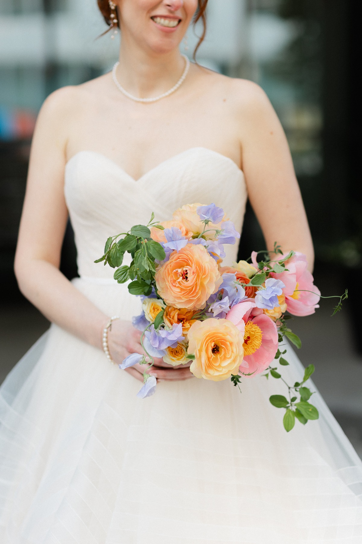 anemone bridal bouquet