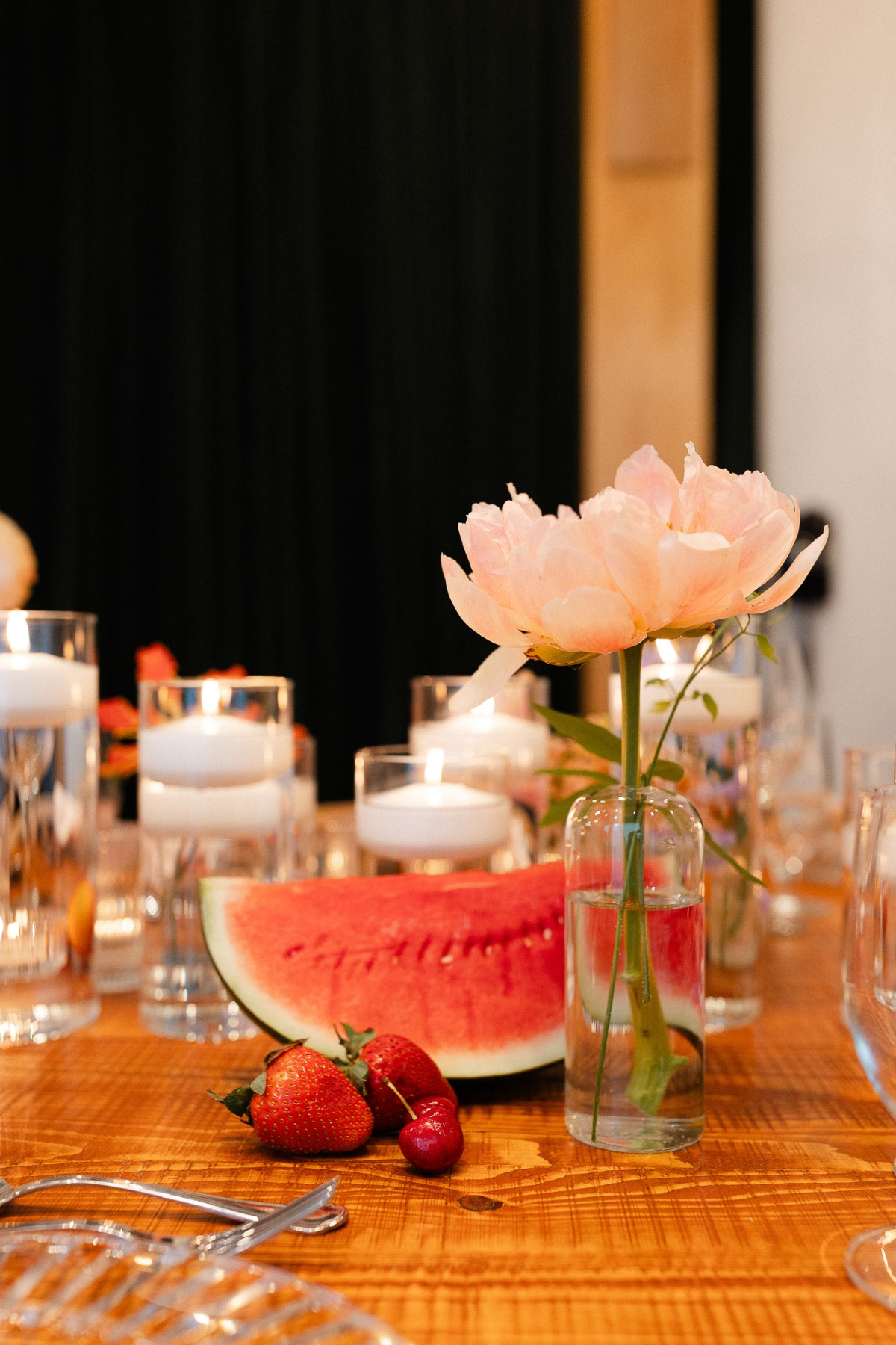 centerpieces with fruit