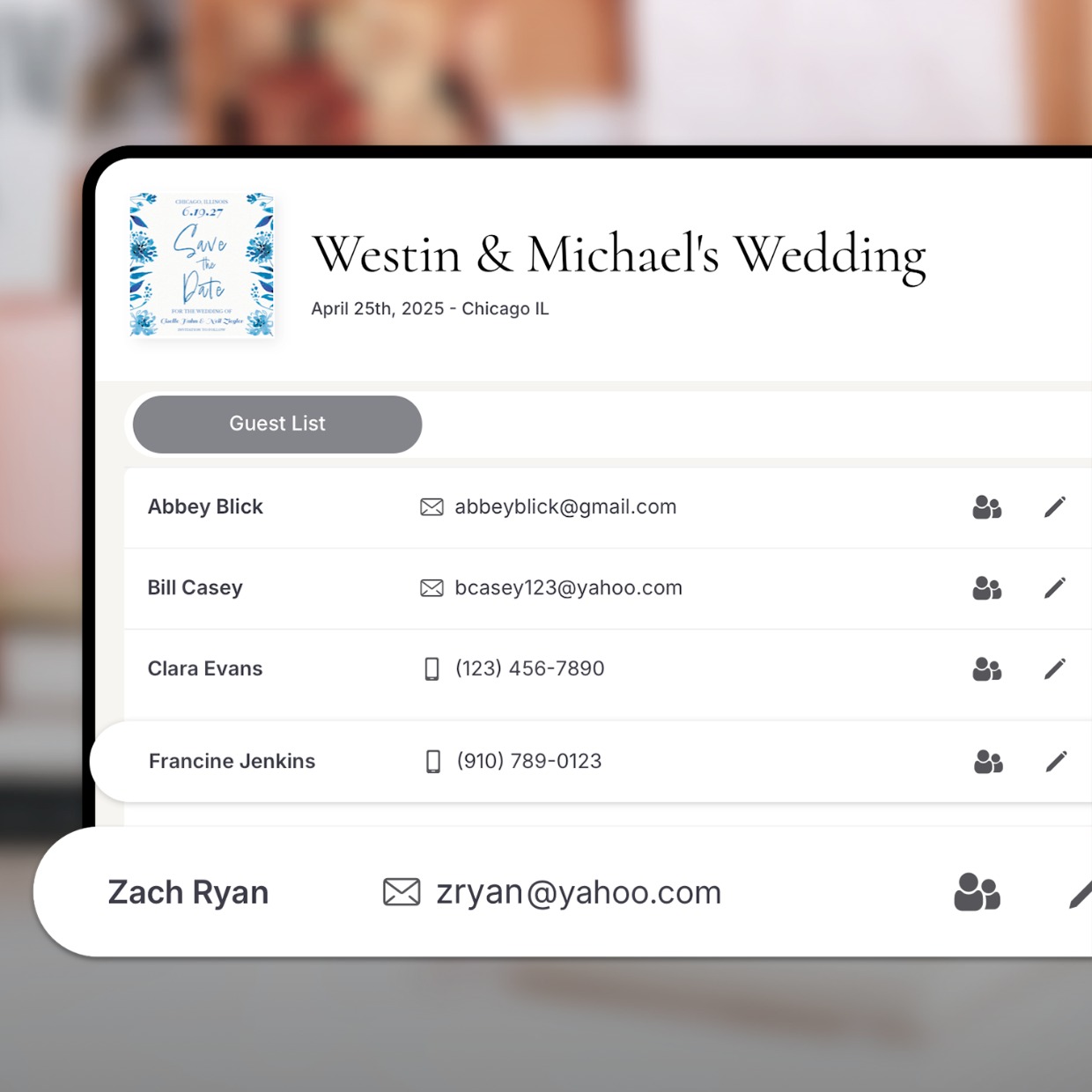 the best digital stationery for weddings by lovebird