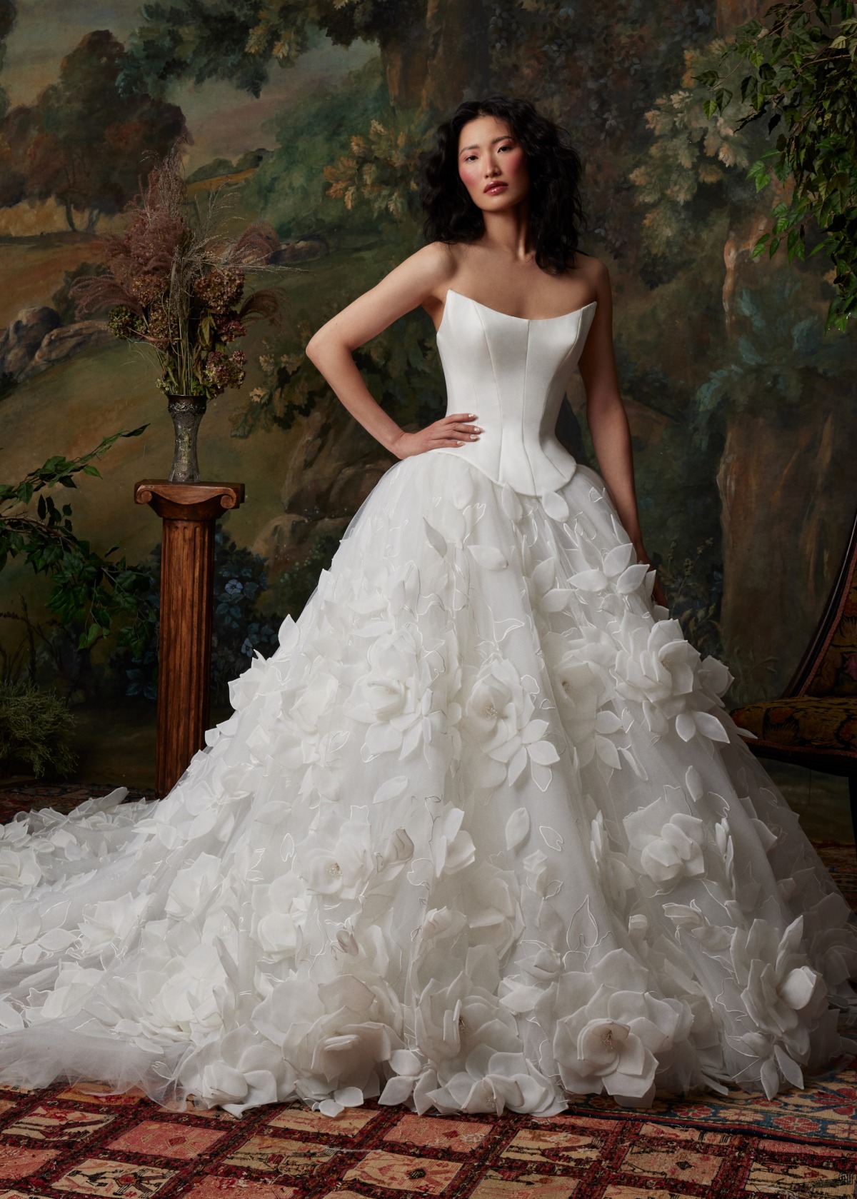 Regal wedding ball gown