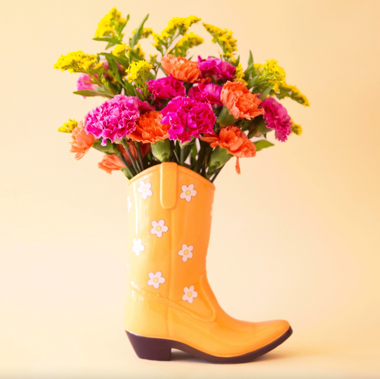 Cowboy Boot Vase