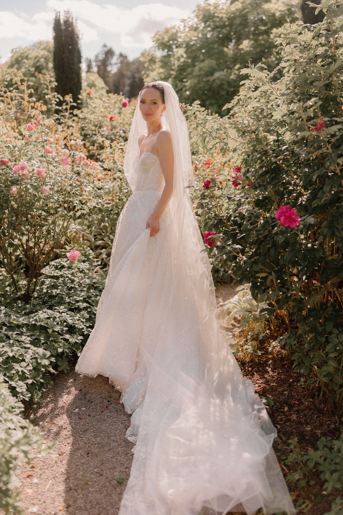 lace ballgown for wedding