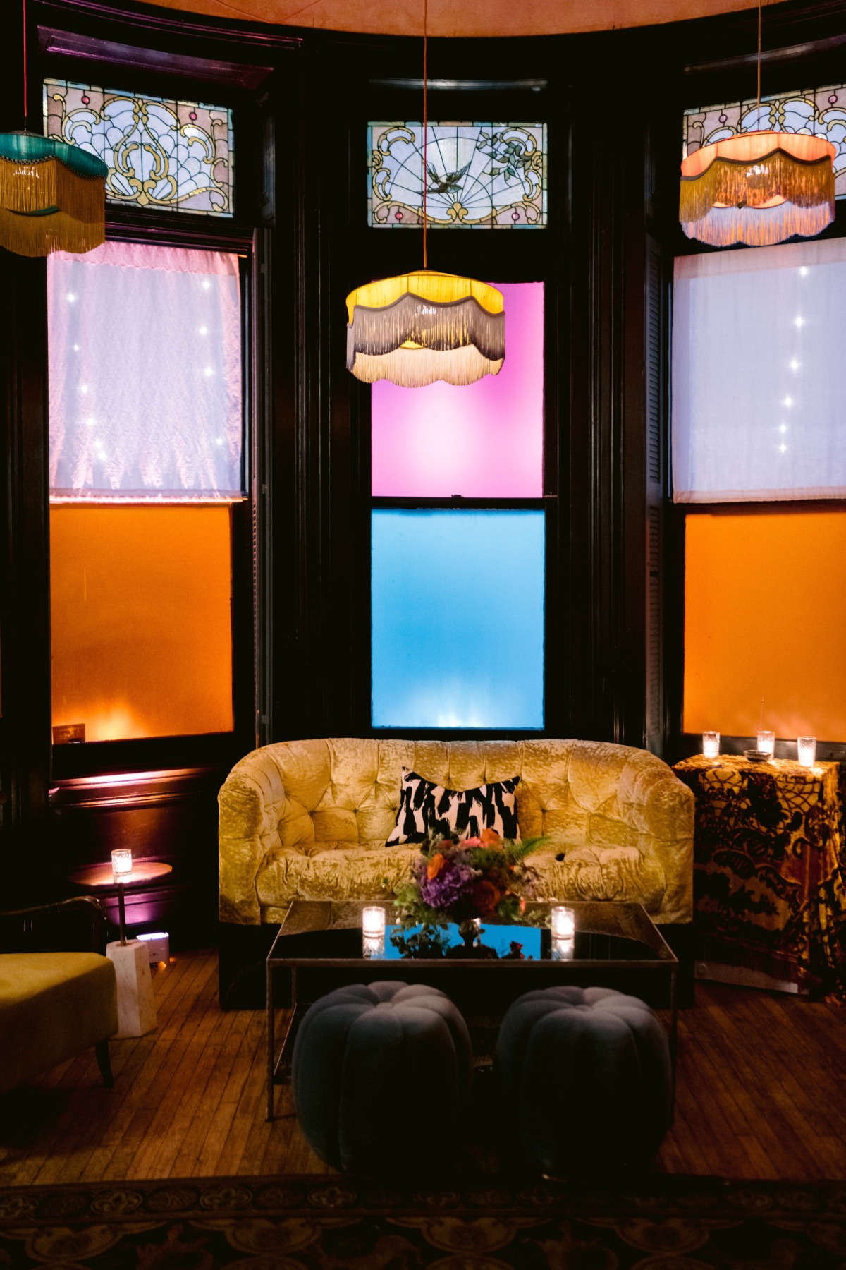 funky interior of mansion wedding venue in new orleans