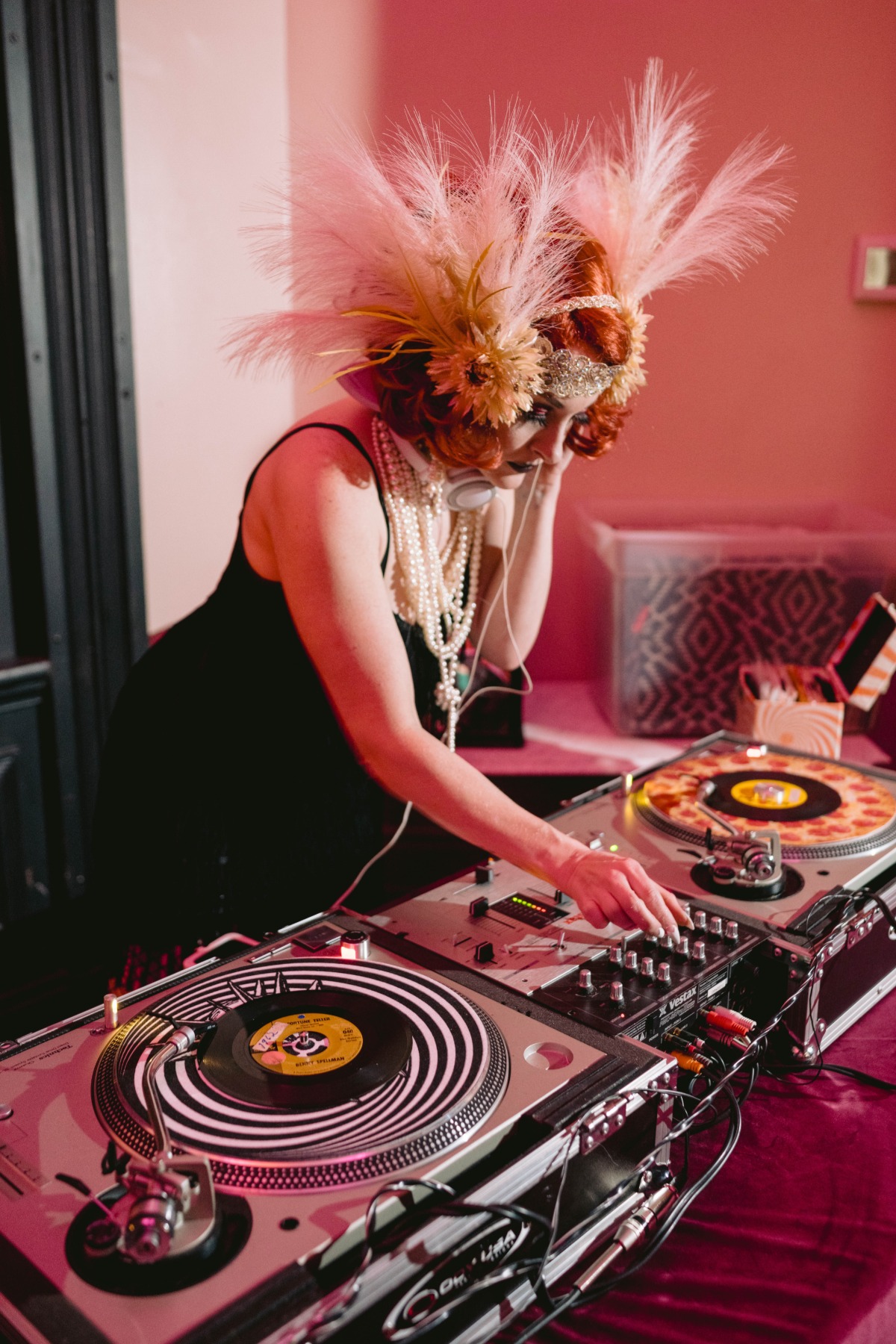 cool dj in 20s costume from new orleans