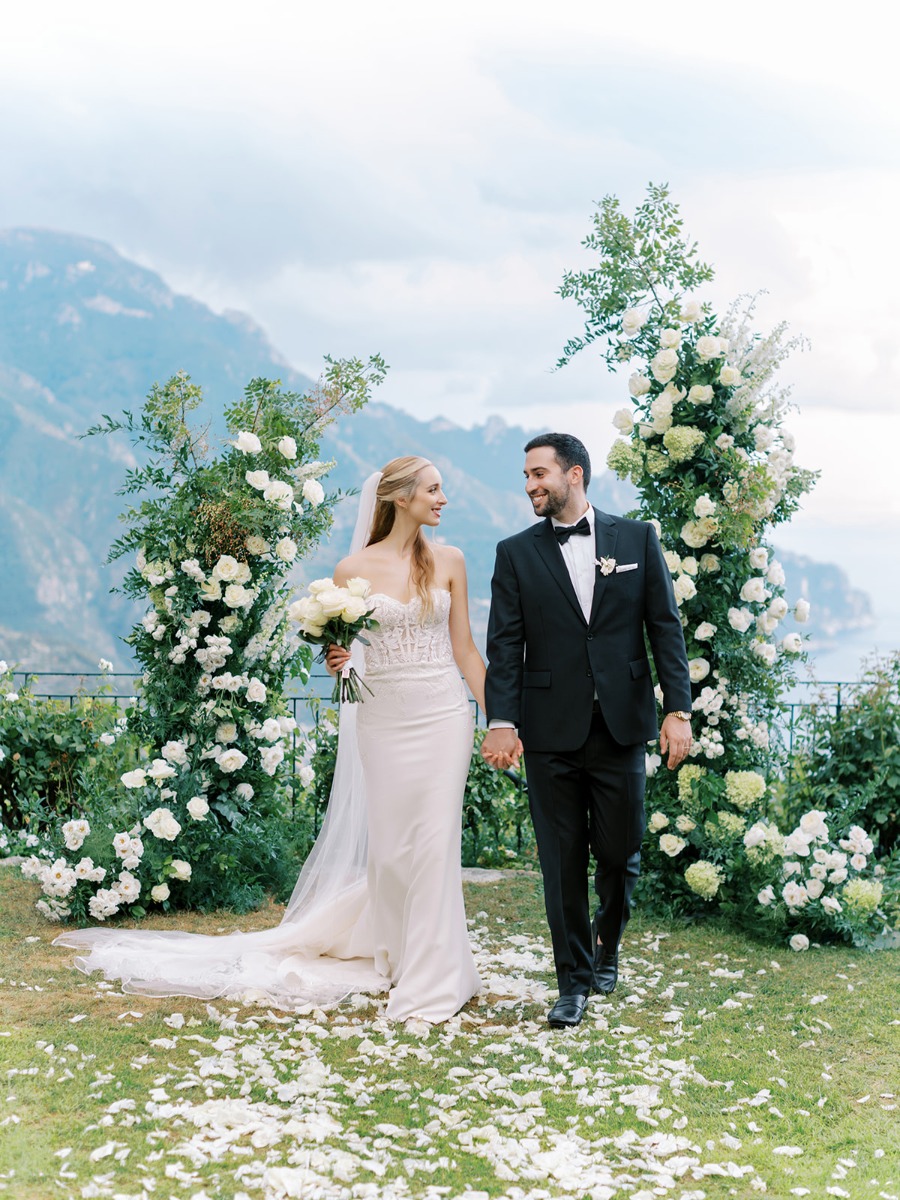 Timeless amalfi coast wedding that looks like a painting come to life